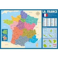 Poster 50x70cm France administrative - Image principale