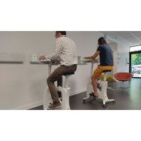 Vélo bureau mobile réglable en hauteur de 75 cm à 95 cm -Tek active - Image 7