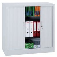 Armoire basse à rideaux en kit - Largeur 100 cm - Manutan Expert - Image principale