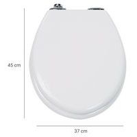 Abattant WC MDF blanc - Image 4