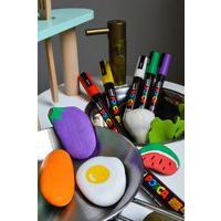 Set de 8 marqueurs pointe moyenne POSCA couleurs froides - Image 2