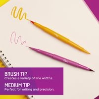 Pochette 8 feutres Flair double pointe couleurs assorties - Image 7