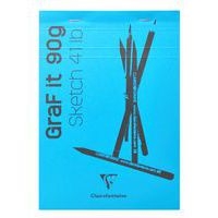Bloc GraF'iT  A6 80 feuilles 90g Bleu n°71 O - Image principale
