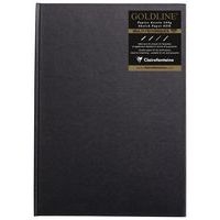 Carnet Collé Goldline 140g papier blanc portrait- Clairefontaine - Image principale
