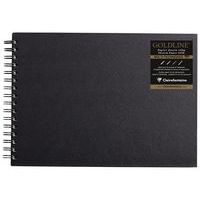 Carnet Spiralé Goldline 140g papier ivoire paysage - Clairefontaine - Image principale