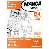 Etui Manga Planches 200g grille simple - Clairefontaine - Image principale