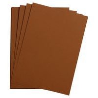 Paquet 24 feuilles Etival Color 160g 50x65 marron - Image principale