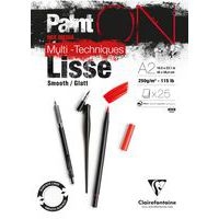 PaintON Blanc Lisse bloc A2 25 feuilles 250g - Image principale