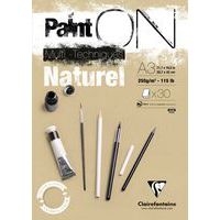 Bloc Paint'On encollé A3 30 feuilles 250g naturel - Image principale