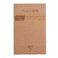 Bloc ass. Paint'On 50 feuilles collé &  Frangé 1 côté 13,9x21,5cm - Image principale