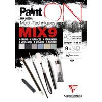 Bloc PaintON MIX9 27 feuilles ass. (9x3 feuilles) A3 250g - Image principale