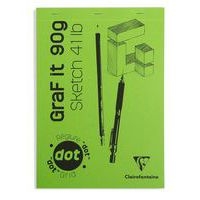 Bloc GraF'iT encollé A4 80 feuilles 90g Dot - Image 3