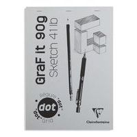 Bloc GraF'iT encollé A4 80 feuilles 90g Dot - Image 8