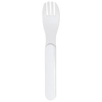 Lot de 12 fourchettes 1er âge polypropylène - blanc - Image principale