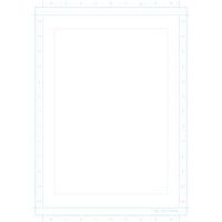 Bloc collé Manga Storyboard B4 100F 55g impression grille simple - Image 2