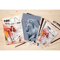 PaintON bloc de 24 feuilles 250g ass.6x4 feuilles n°6  A4 - Image 2