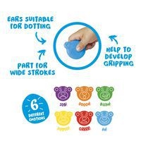 Schoolpack crayons à la cire forme ourson couleurs assorties - Image 5