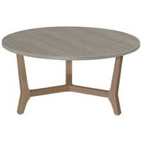 Table basse Zélos Ø 80 cm 1 plateau hêtre/chêne foncé - Image principale