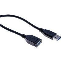 Rallonge éco USB 3.0 type A et A noire - 1,0 m - Image principale
