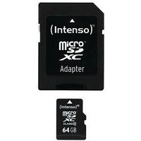 Carte MicroSDXC 64Go Class 10 - Intenso - Image principale