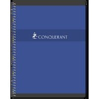 Cahier étudiant Conquérant 70g 24x32 cm 180 pages 5x5 reliure hélicoïdale - Image 3