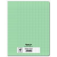 Cahier d’écriture polypropylène 90g 32 pages 17x22 cm réglure spéciale seyes 12x12 interlignes 3mm vert - Image 2