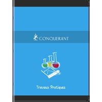 CONQUERANT Cahier de Travaux Pratiques 24x32cm Grands Carreaux Seyès/Uni Blanc 96 Pages Agrafées Couverture Ca - Image 7