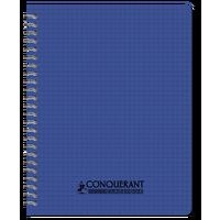 CONQUERANT Cahier Classique 17x22cm Petits Carreaux 5mm 100 Pages Reliure Intégrale Couverture Polypro Coloris - Image 4