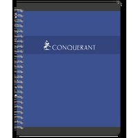 CONQUERANT Cahier 17x22cm Petits Carreaux 5mm 180 Pages Reliure Intégrale Couverture Carte Coloris Assortis - Image 3