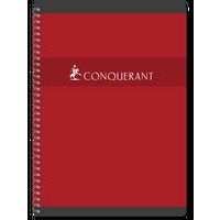 CONQUERANT Cahier A4 Grands Carreaux Seyès 100 Pages Reliure Intégrale Couverture Carte Coloris Assortis - Image 5