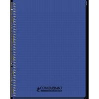 CONQUERANT Cahier Classique A4 Grands Carreaux Seyès 100 Pages Reliure Intégrale Couverture Polypro Coloris As - Image 3