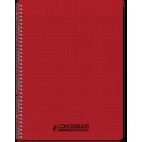 CONQUERANT Cahier Classique A4 Grands Carreaux Seyès 100 Pages Reliure Intégrale Couverture Polypro Coloris As - Image 2