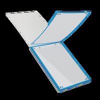 OXFORD Bloc de Fiches Bristol 2.0 A5 Petits Carreaux 5mm 30 Fiches Collées Bords Bleus - Image 3