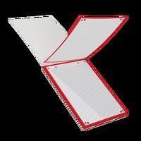 OXFORD Bloc de Fiches Bristol 2.0 A5 Petits Carreaux 5mm 30 Fiches Collées Bords Rouges - Image 2