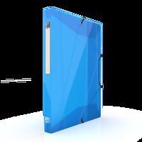 OXFORD Boîte Capacité Standard Hawaï 24x32cm Dos 25mm avec Elastique Couverture Polypro Coloris Assortis - Image 4