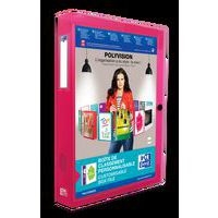 OXFORD Boîte Capacité Standard Polyvision 24x32cm Dos 40mm avec Bouton Pression Couverture Polypro Opaque Colo - Image 4