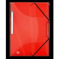 OXFORD Chemise 3 Rabats Hawaï A4 avec Elastique Couverture Polypro Coloris Assortis - Image 2