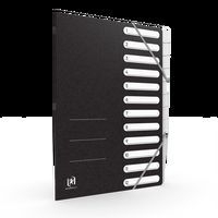 OXFORD Trieur Standard A4 12 Positions Couverture Carte Coloris Assortis - Image 4