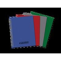 CONQUERANT Cahier Classique 17x22cm Petits Carreaux 5mm 100 Pages Reliure Intégrale Couverture Polypro Coloris - Image principale