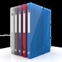 OXFORD Boîte Capacité Standard Hawaï 24x32cm Dos 25mm avec Elastique Couverture Polypro Coloris Assortis - Image principale