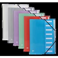 OXFORD Trieur Extensible Hawaï A4 8 Positions Couverture Polypro Translucide Coloris Assortis - Image principale