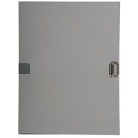 Lot de 10 chemises papier toilé à sangle dos extensible - gris - Image principale