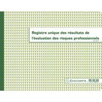 Lot de 5 Registre unique des résultats de l'évaluation des risques profess. - Image principale