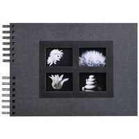 Album photos à spirales 50 pages noires passion 32x22cm noir - Image principale