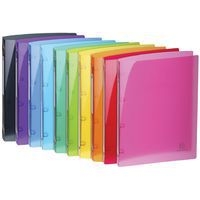 Lot de 20 Classeur 4 anneaux 15mm IDERAMA polypropylène 5/10e - A4 - Image principale