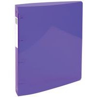 Lot de 10 Classeur 4 anneaux 30mm IDERAMA PP 7/10e - A4 maxi - Violet - Image principale