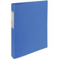 Lot de 10 Class. rembordé papier 4 anneaux 30mm Forever A4 Bleu foncé - Image principale