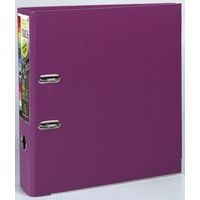 Lot de 10 Classeur à levier Prem'Touch - Dos 80mm - A4 maxi Fuchsia - Image principale