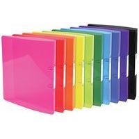 Lot de 10 Class. 2 anneaux 30mm IDERAMA PP A4 maxi Couleurs assorties - Image principale