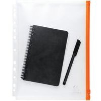 Lot de 2 Pochettes zip perforées polypropylène Exactive - A4 - Image principale